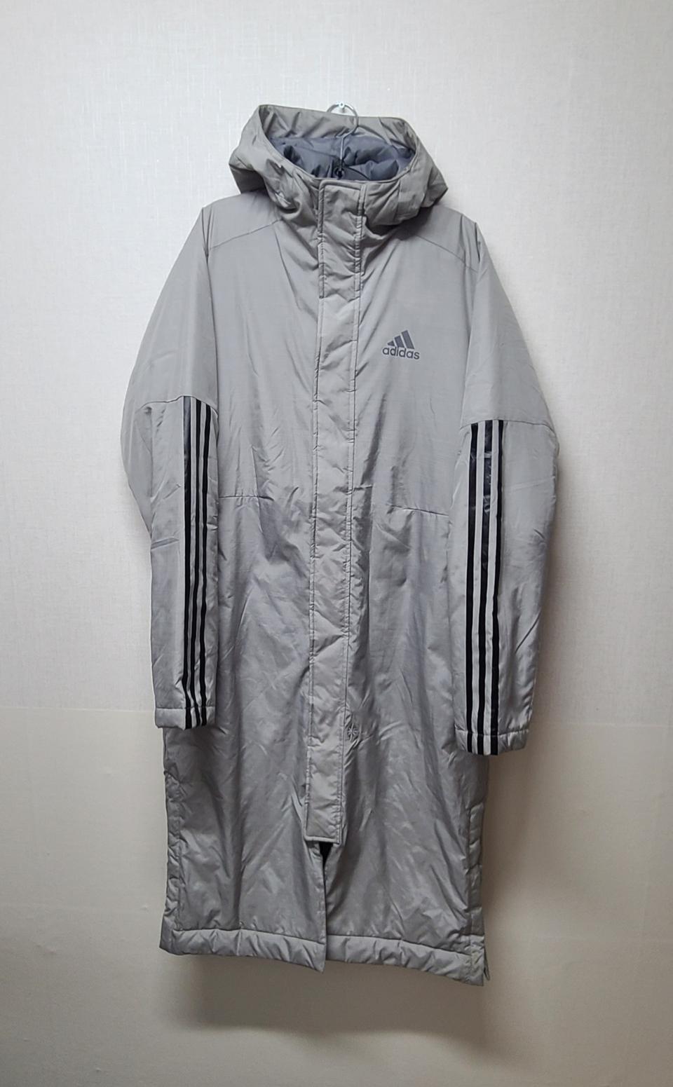 아디다스 정품 3ST 롱 파카 100