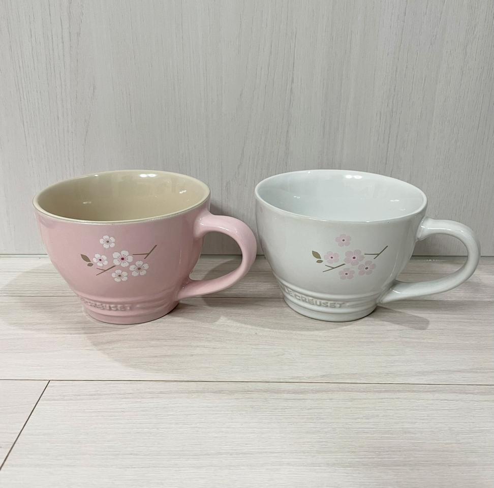 [새상품] 르크루제 벚꽃 리미티드 에디션 자이언트 카푸치노컵