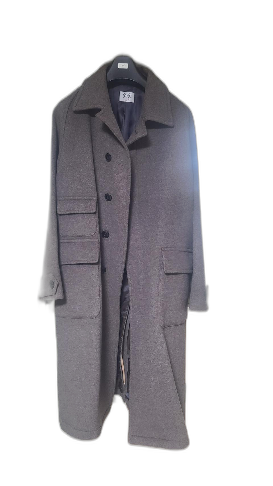 비긴 202 x 707 studio 발마칸 코트 멜란지 브라운 2사이즈