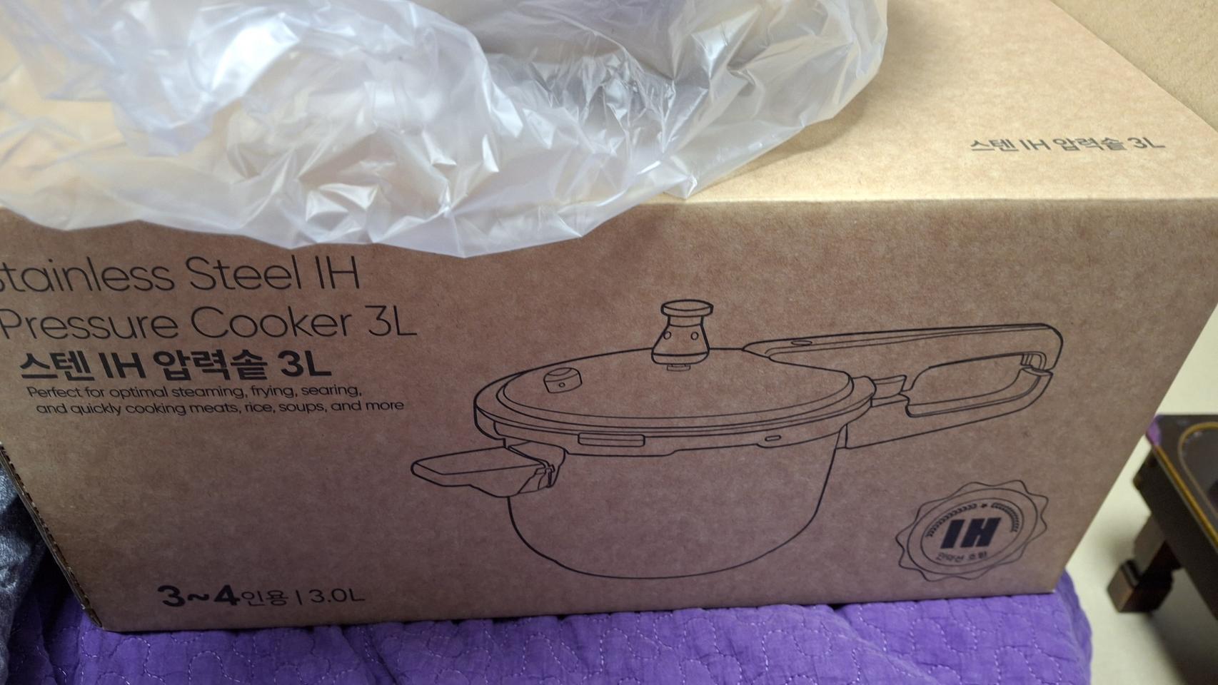 IH압력밥솥팔아요.미개봉.미사용새제품이세요2ㅡ4인용이세요