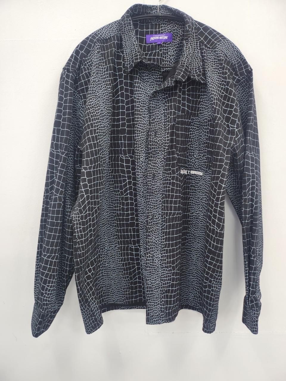 [중고유일매물]퍼킹어썸 23SS 셔츠 남방 CROCODILE SHIRT