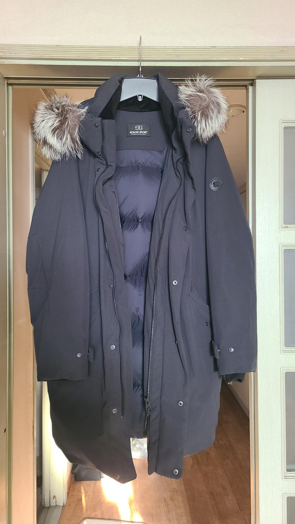 코오롱 제스트 구스다운 패딩