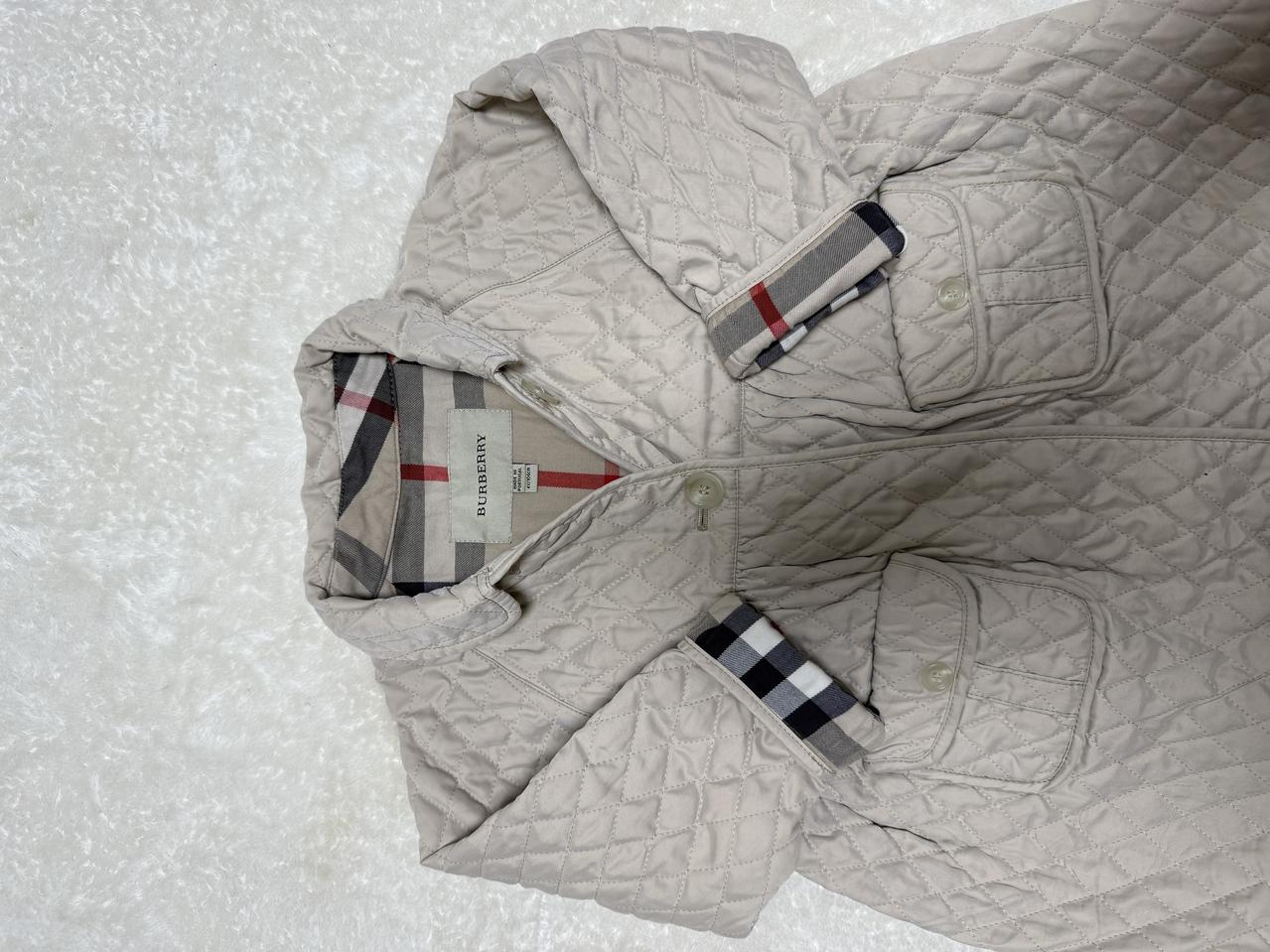 버버리 여아용 퀄팅 원피스 패딩 4y (M41228-15)