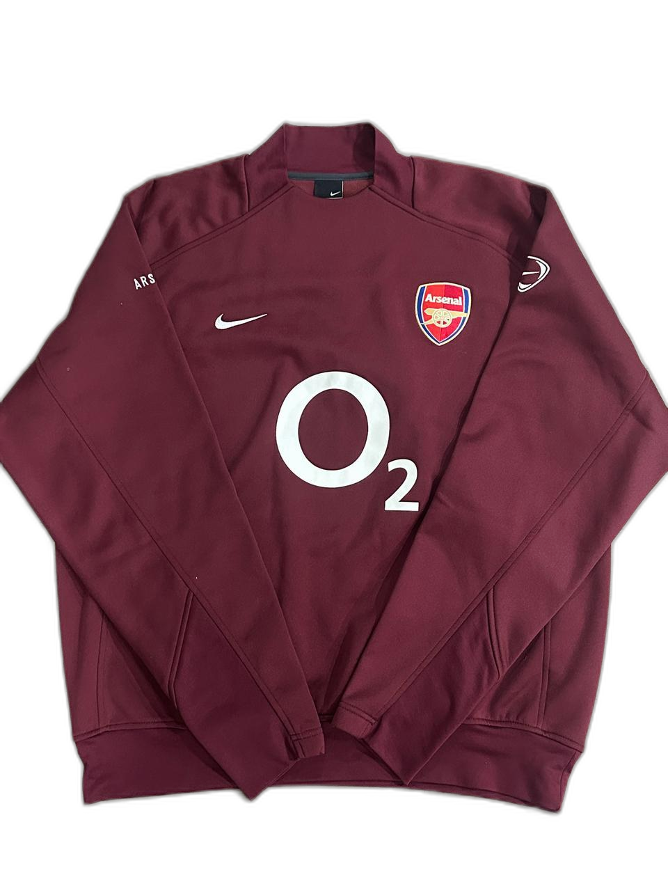 나이키 아스날 05-06 하이버리 써멀탑 버건디