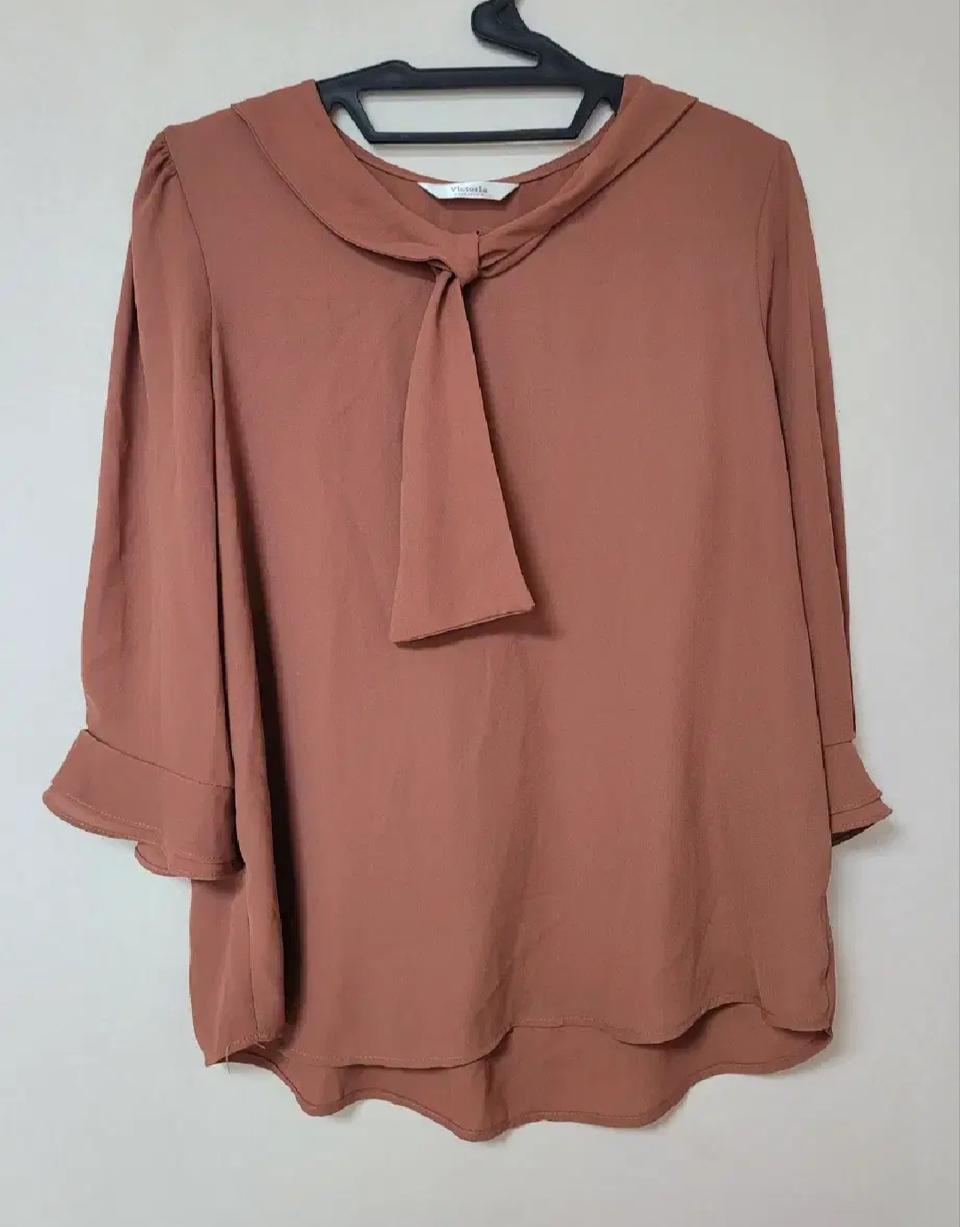 셔츠 블라우스 정장 오렌지 주황