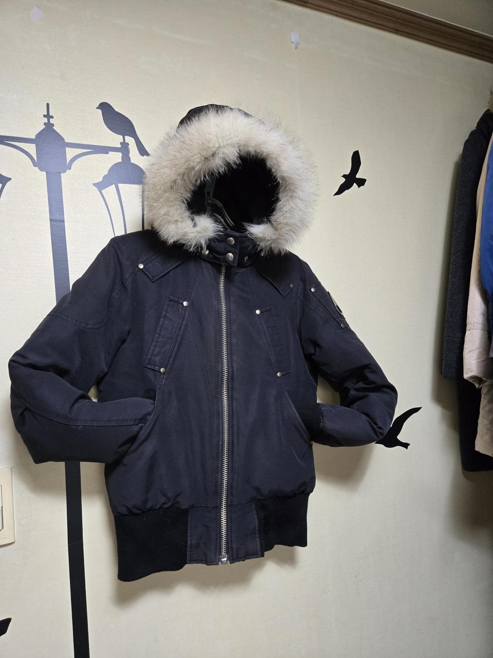 55사쥬 무스너클 여성덕다운숏후드패딩