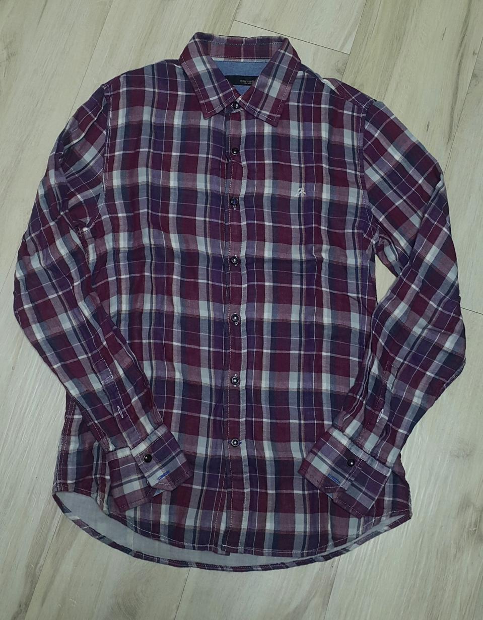 시리즈 린넨 체크 셔츠