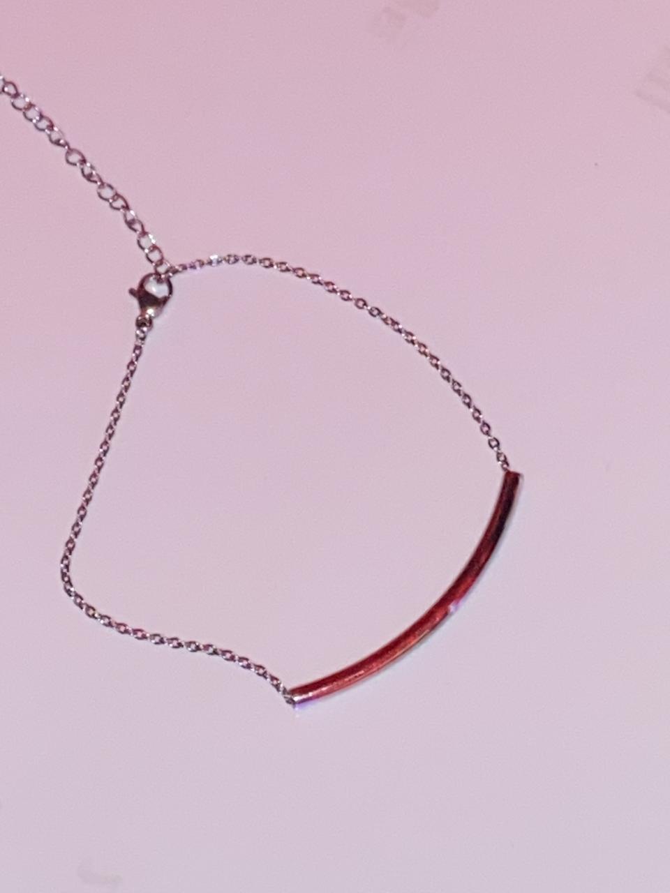 심플 실버 팔찌