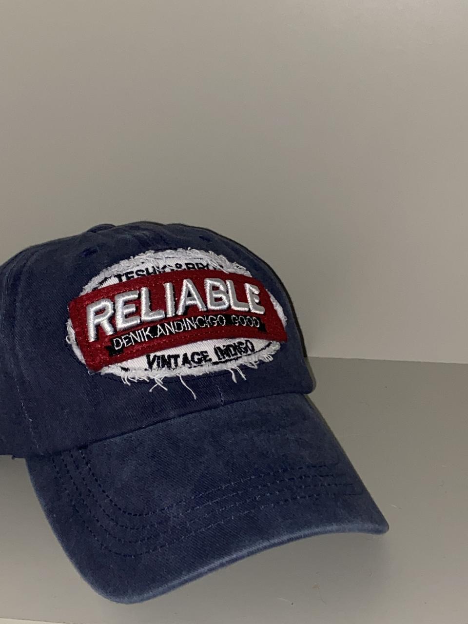 빈티지 느낌 네이비 볼캡