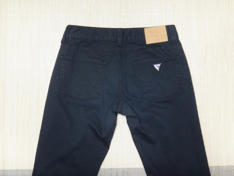 (스판31in) 게스 GUESS 남성 블루블랙 데님팬츠