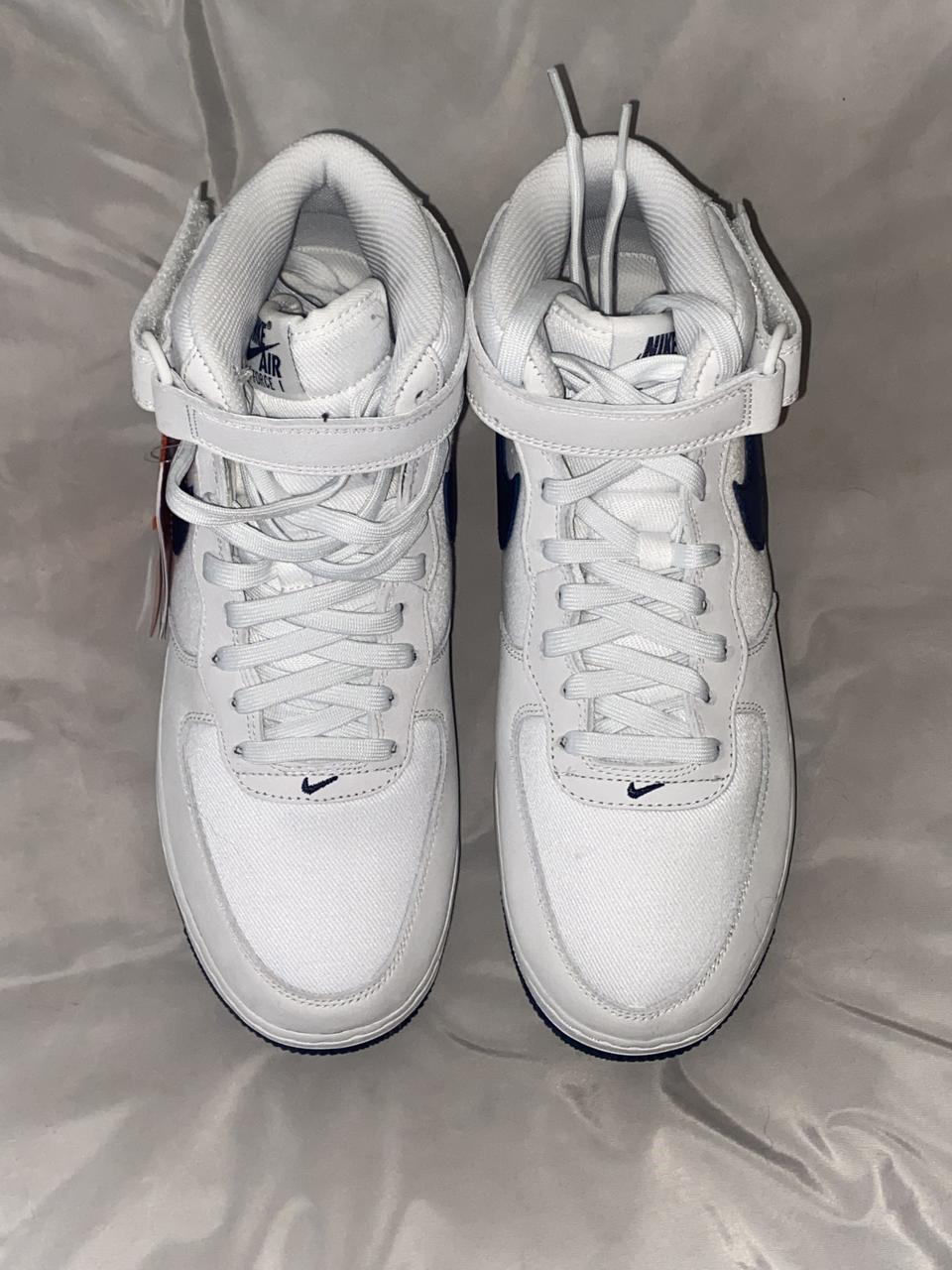 나이키 에어포스 1 미드 '07 LX 서밋 화이트 옵시디언