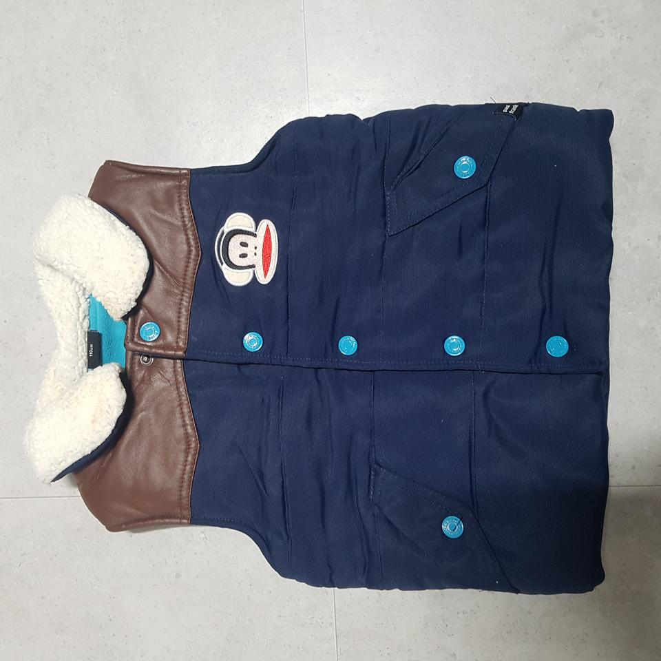 아기옷 유아 아동 패딩 조끼 paul frank kids 110 (손상)