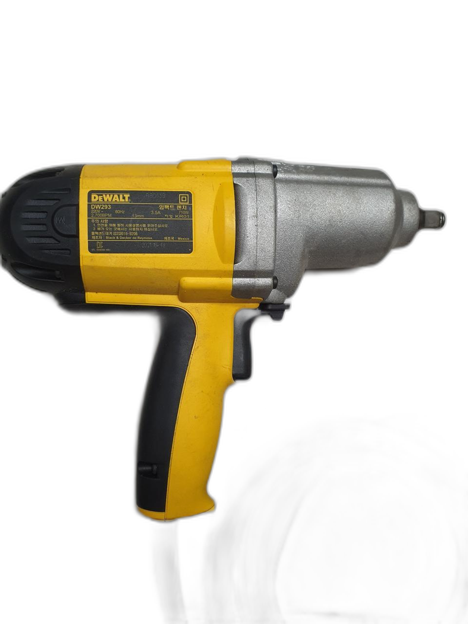디월트 전동 임팩렌치 1/2인치 DW293 전기 유선 임팩렌치드릴 팝니다