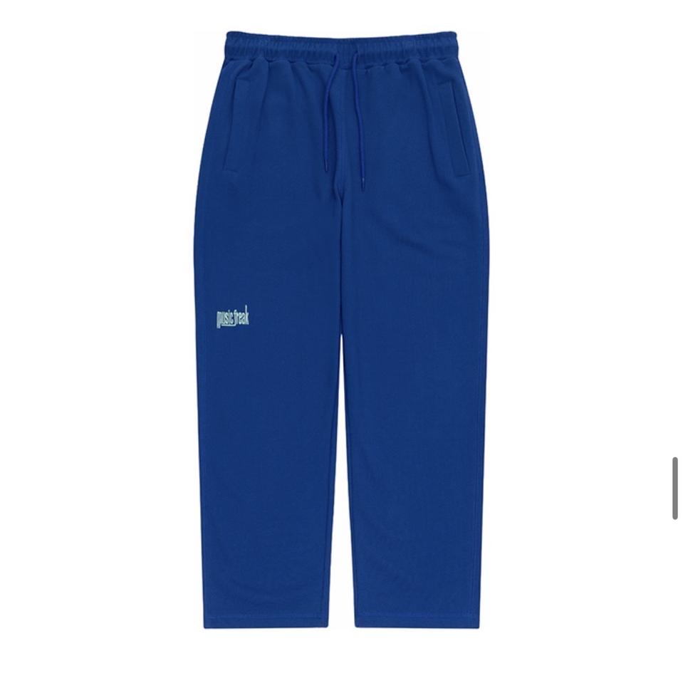 새) 뮤직프리크 sweatpant 블루 트레이닝 바지 팬츠