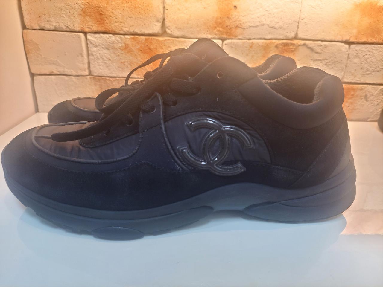 샤넬 CC로고 로우탑 트레이너 스니커즈