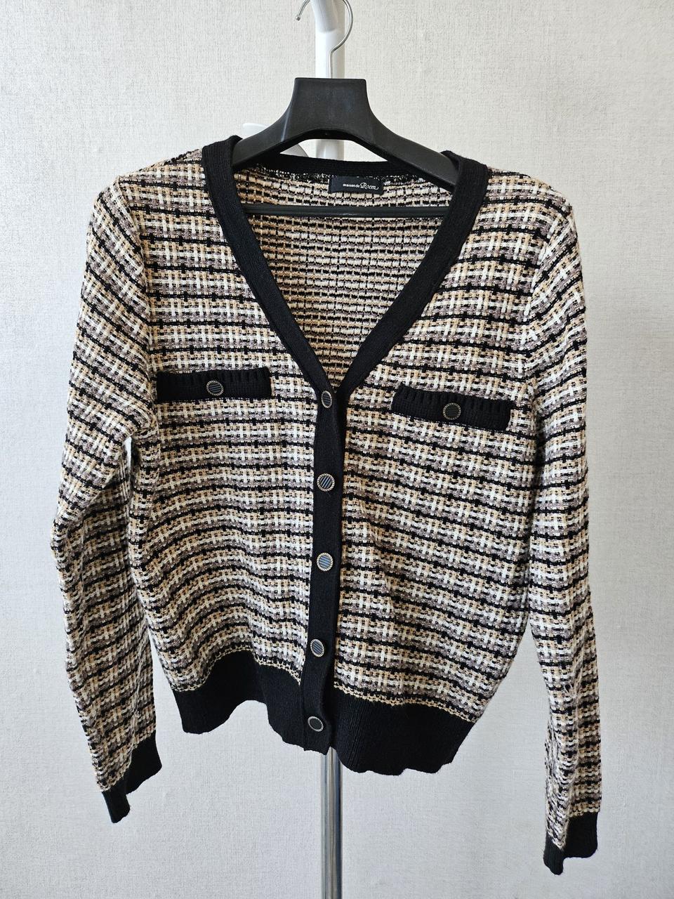 패턴 가디건 95사이즈