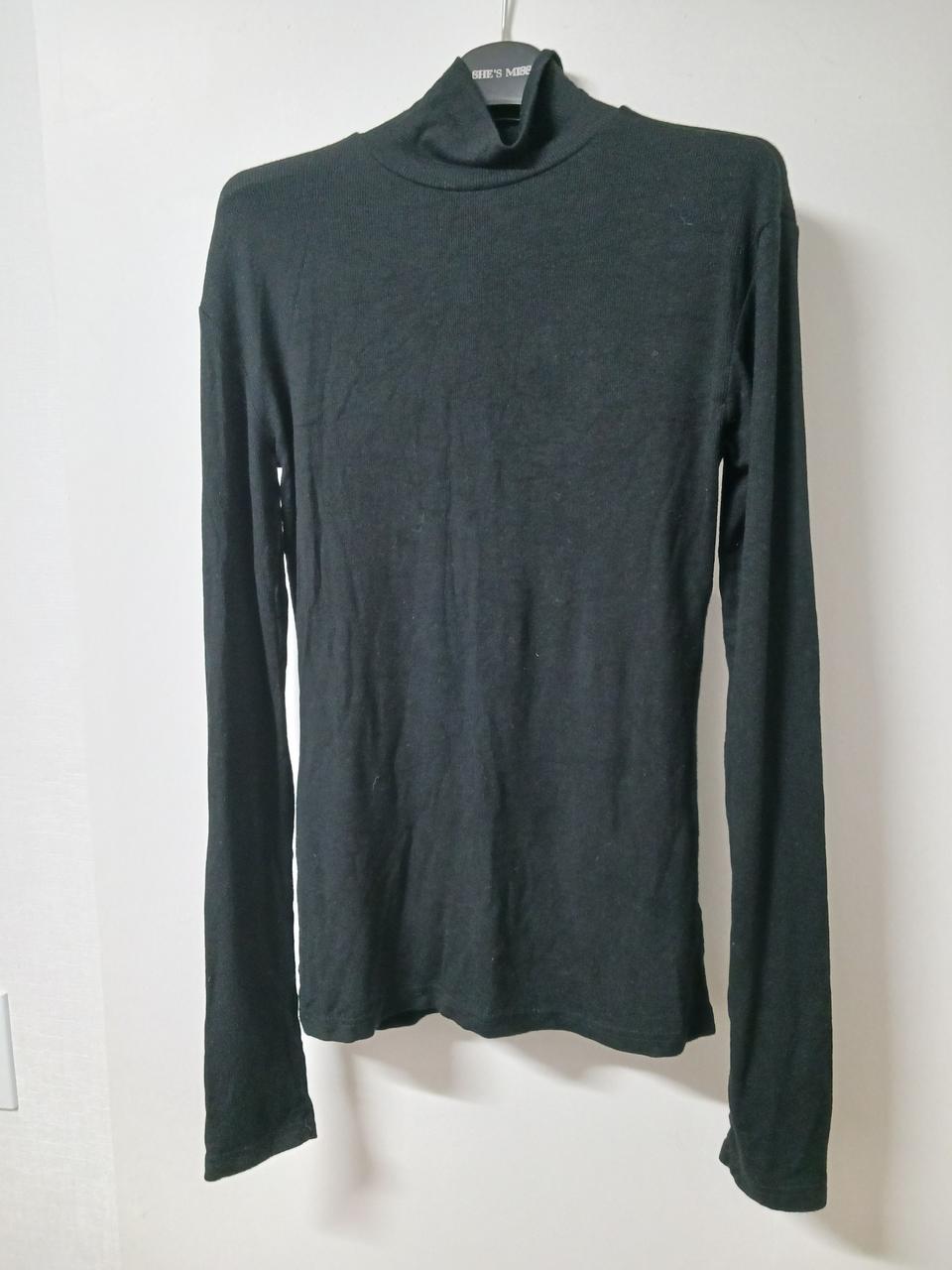 새제품> 66걸즈 목폴라 터틀넥 L 사이즈 블랙