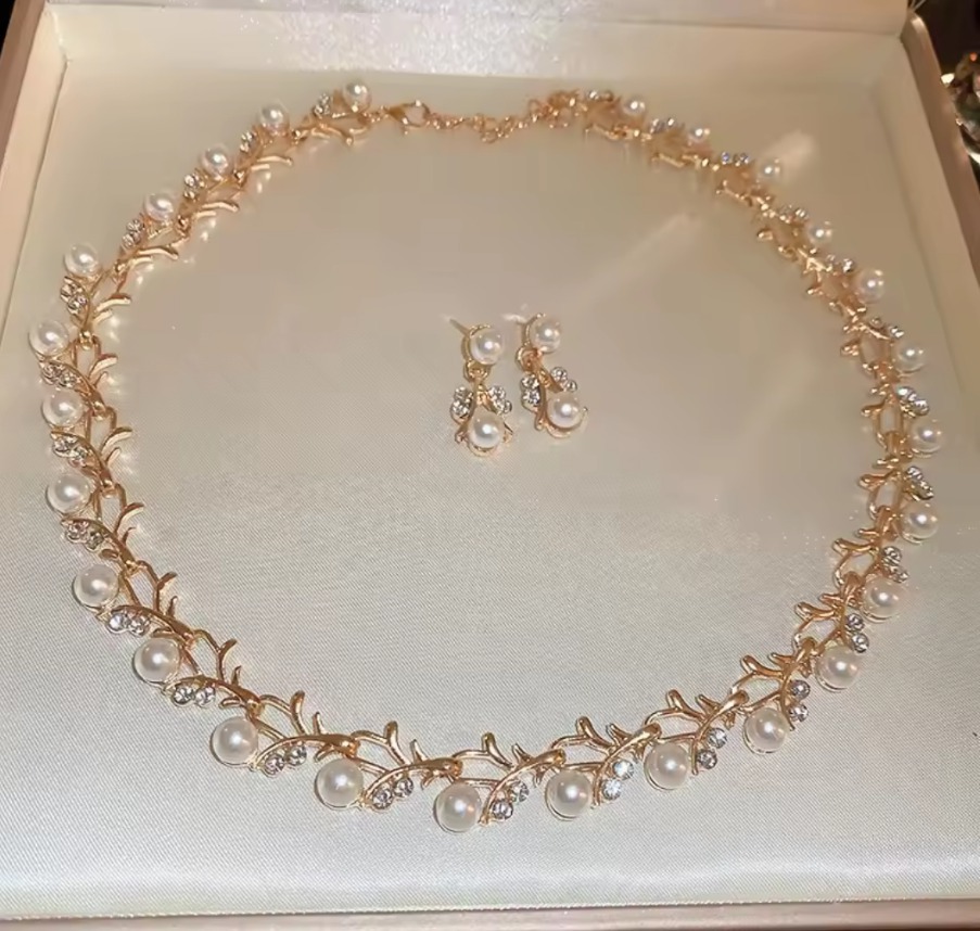 진주 목걸이 셋트