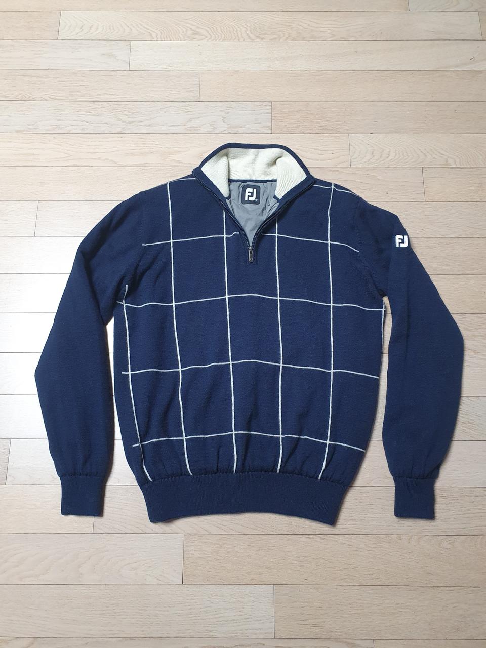 풋죠이 모100% 반짚업 방풍자켓 M사이즈