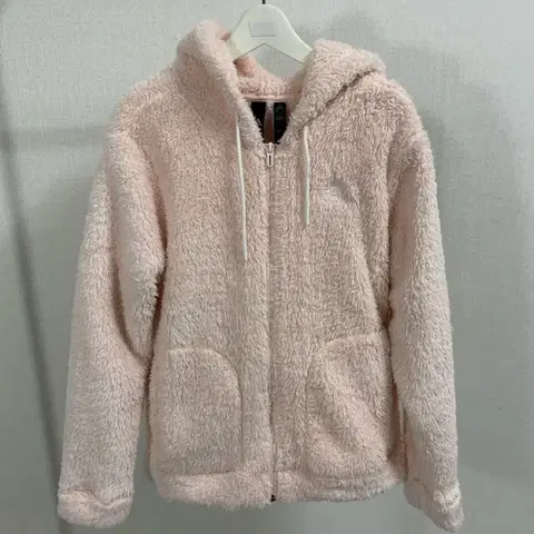 아디다스 핑크 뽀글이 자켓 90