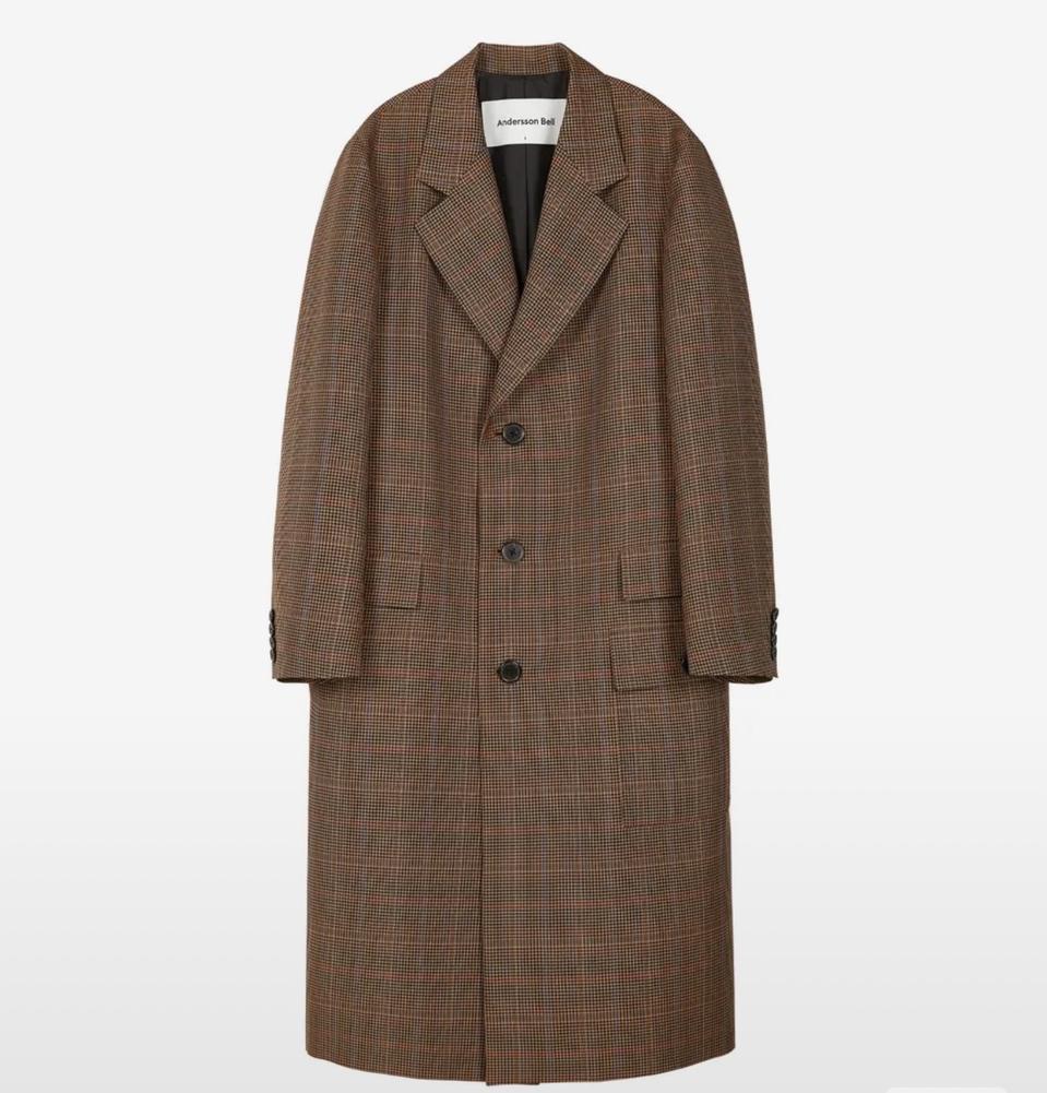 앤더슨벨 조셉 체크코트