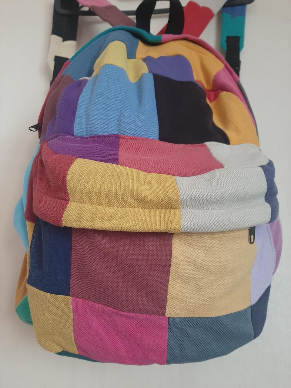 수입 유니크 멀티컬러 백팩 남녀공용