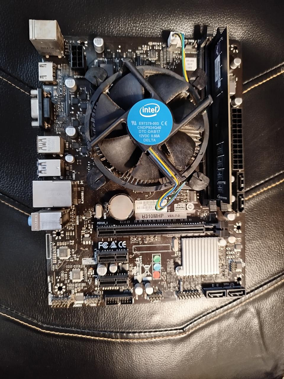 인텔 i3-9100f cpu, h310mhp v7.0, 8gb