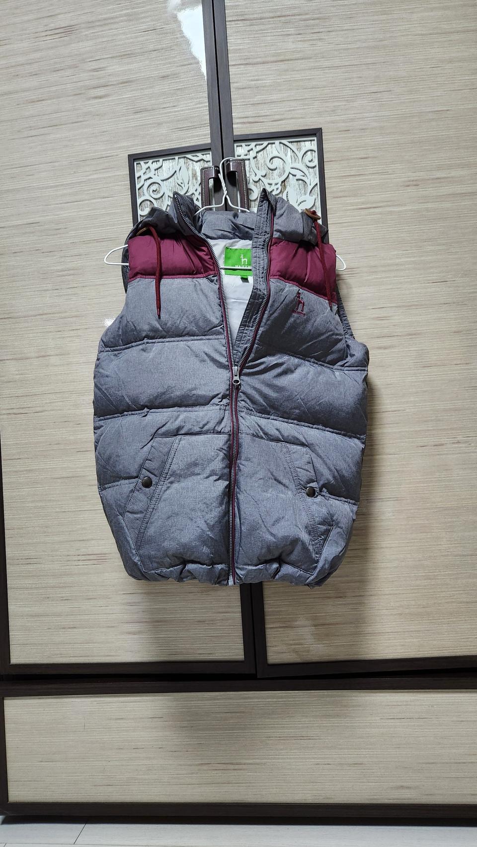 헤지스골프 패딩 조끼