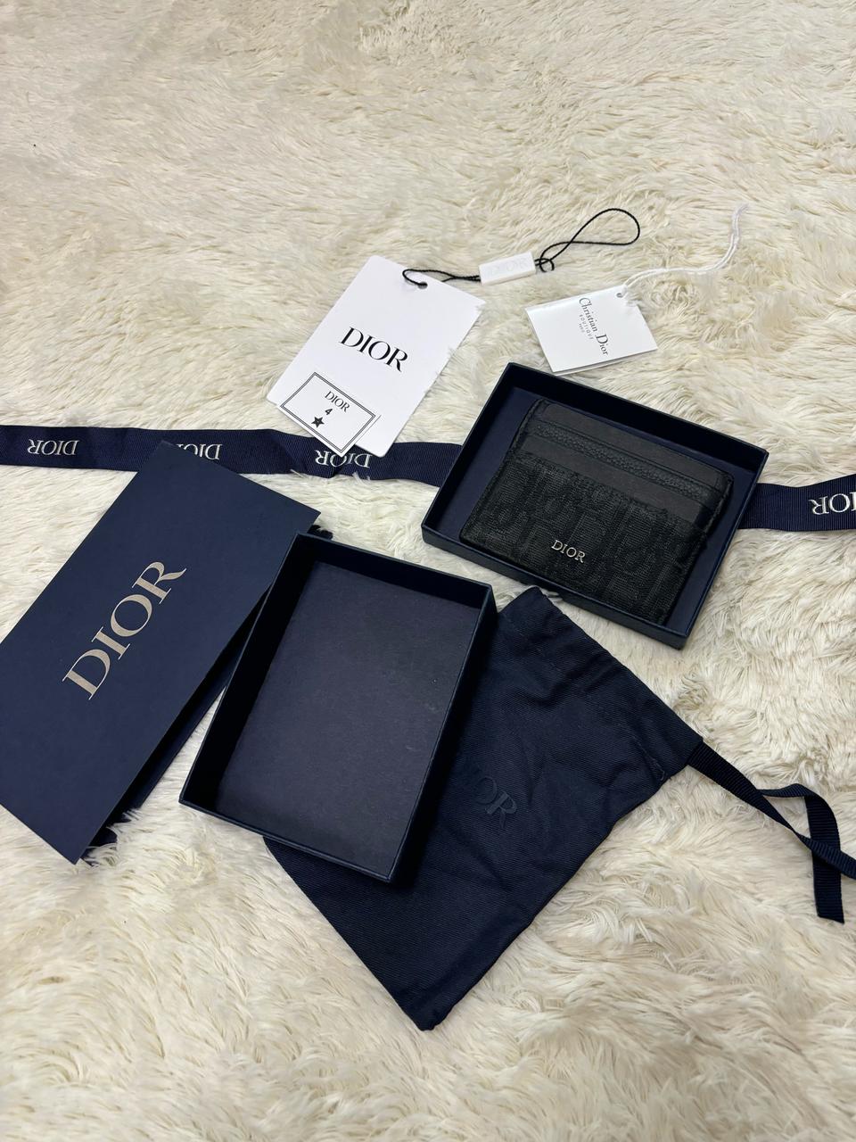 디올 오블리크 카드홀더 지갑