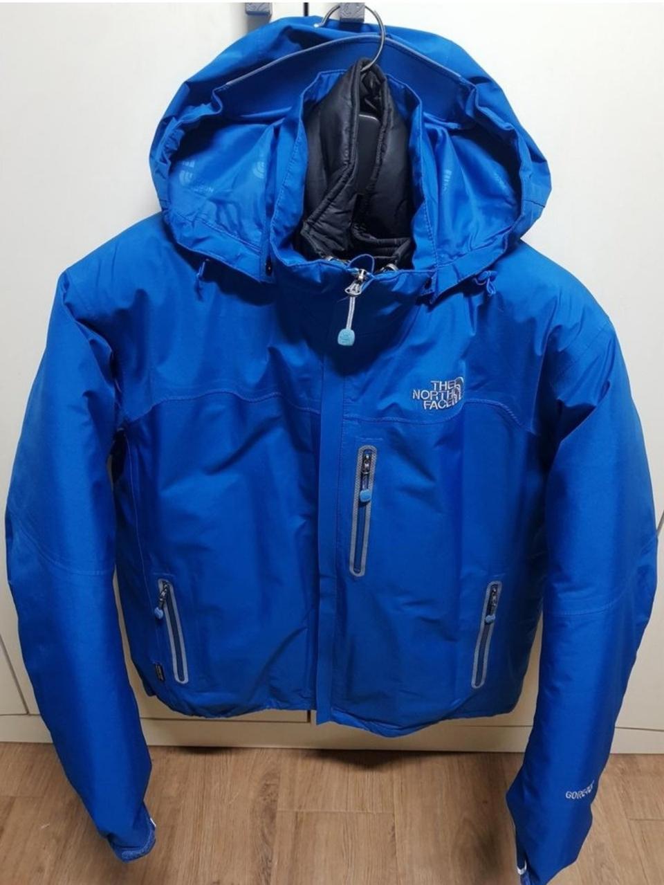 노스페이스 고어텍스 바람막이 헤비패딩 세트 100