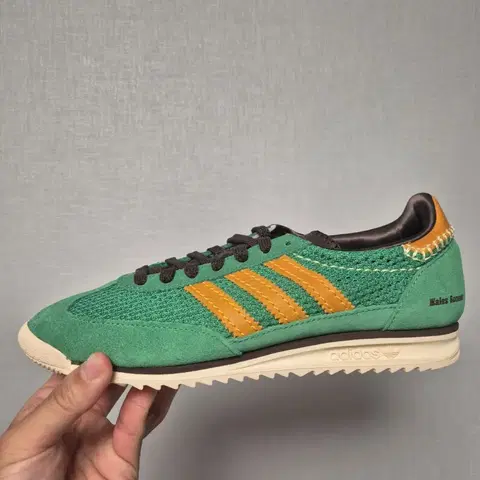 [새상품/260] 아디다스 x 웨일스보너 SL 72 니트 그린