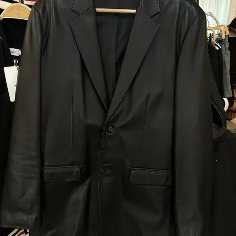 솔리드옴므x우영미 가죽자켓