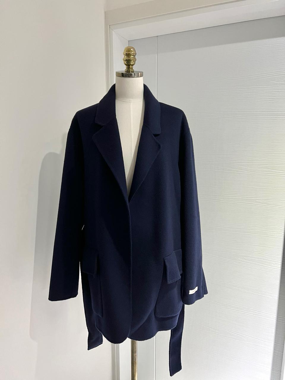 울 90 핸드메이드 코트