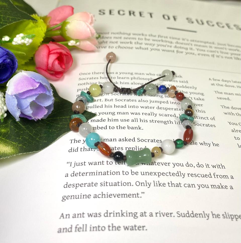 천연 원석 매듭팔찌 선물