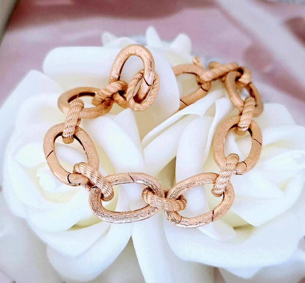 18k 사슬 체인 팔찌