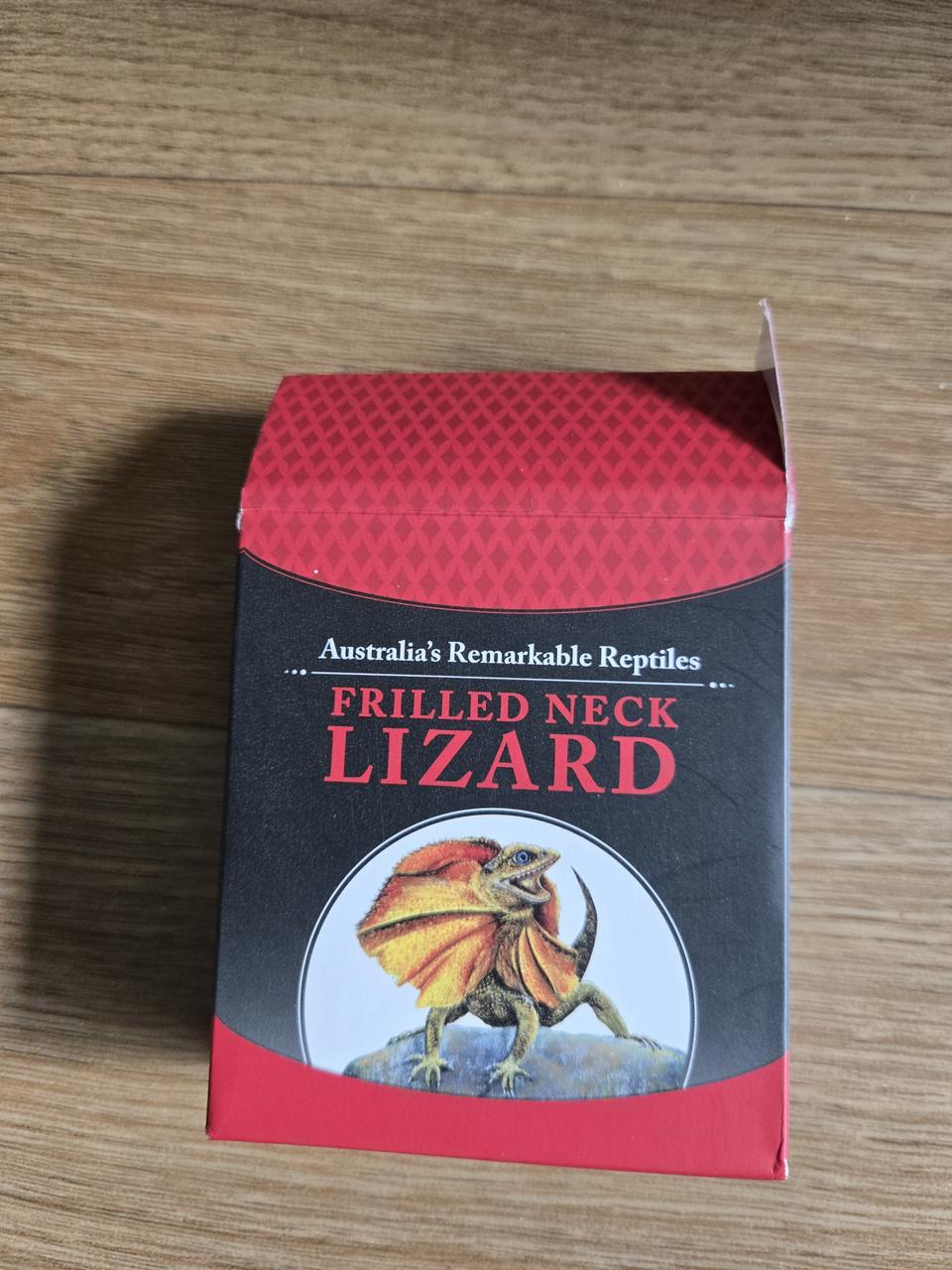 (미사용)목도리 도마뱀 색채 1온스 은화