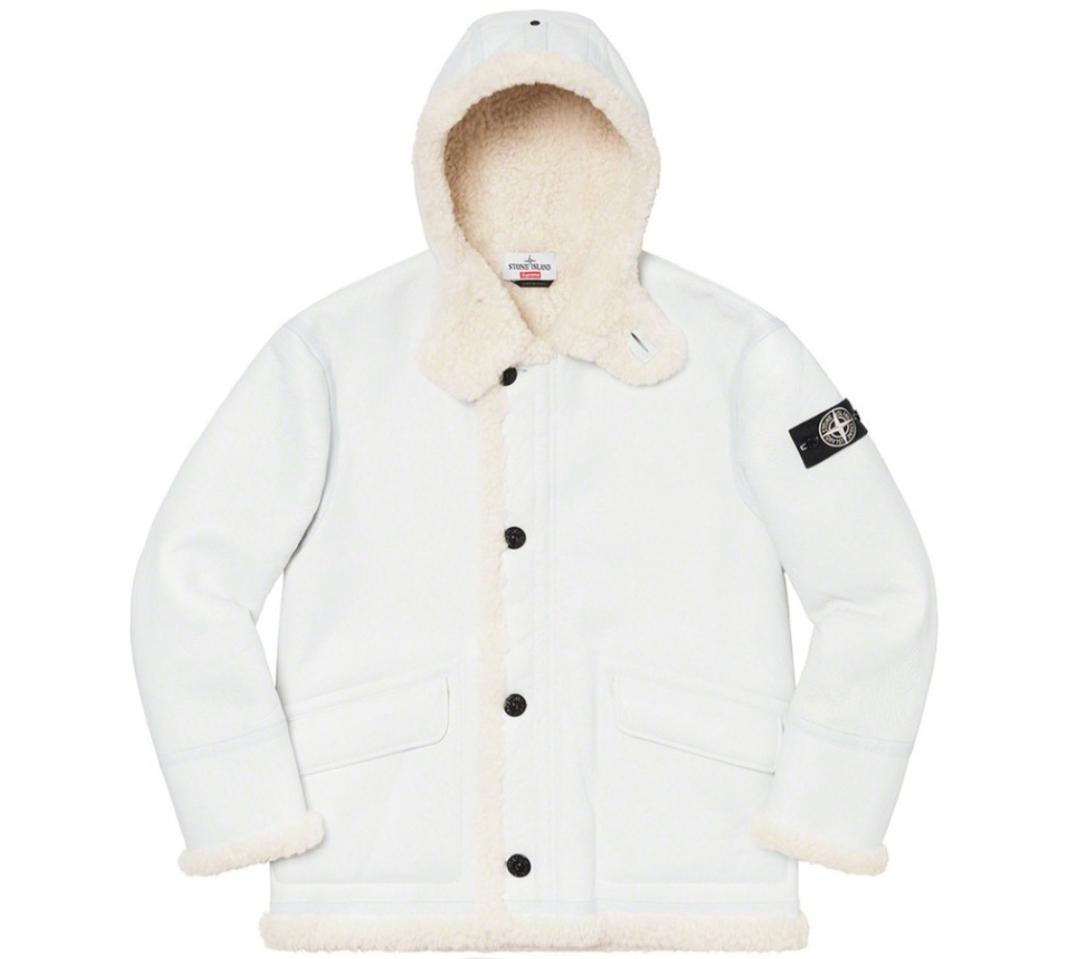 스톤아일랜드 슈프림 무스탕