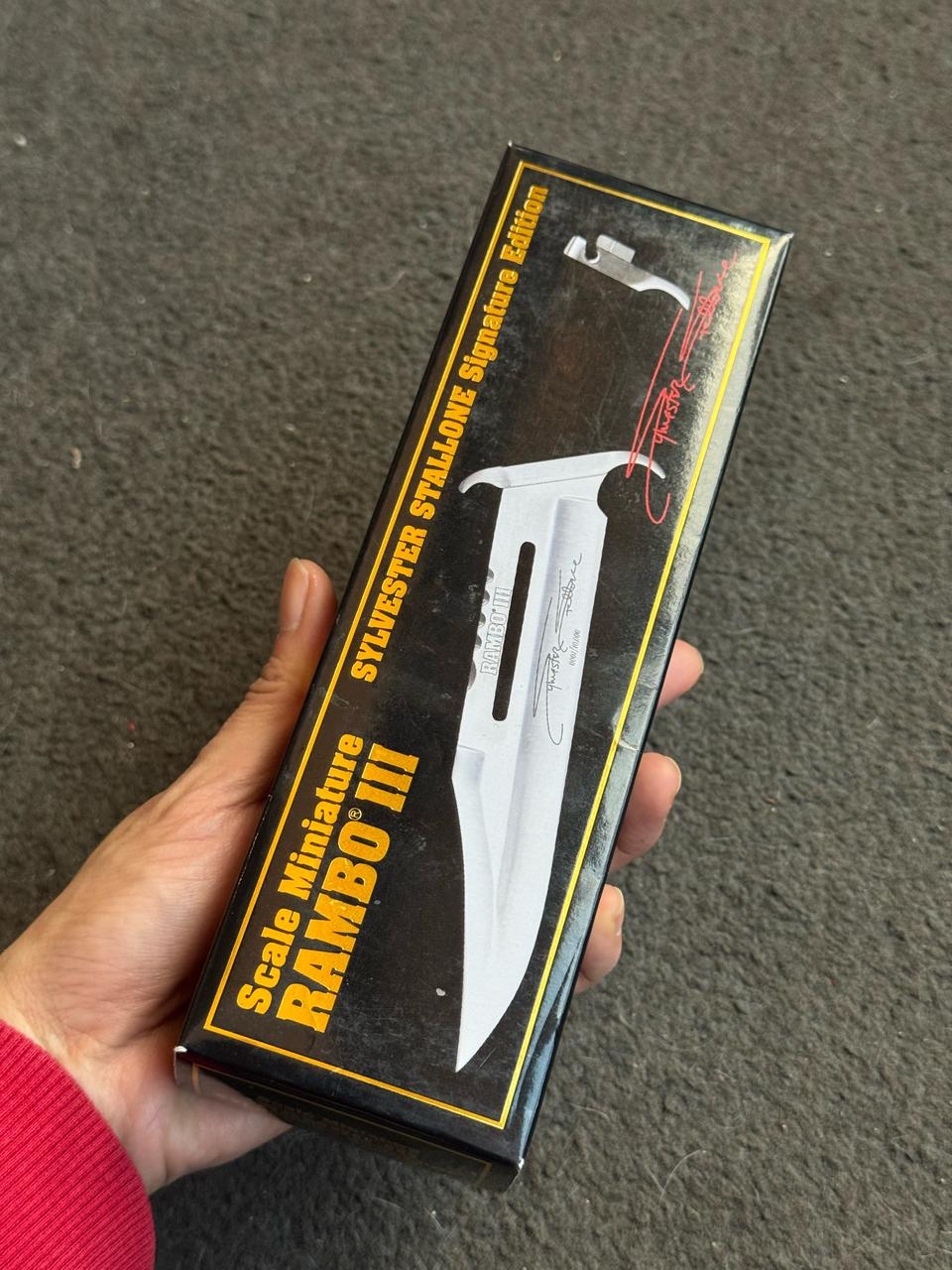 람보 미니어처 나이프 캠핑칼