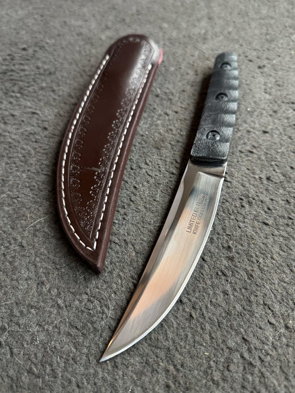 가죽 캠핑칼 나이프