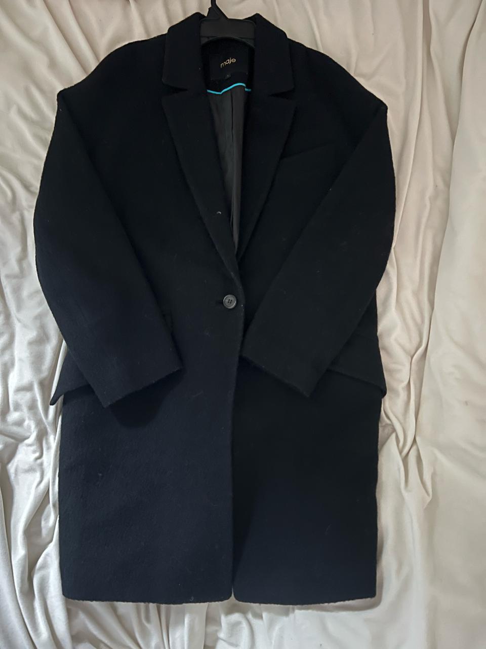 마쥬 블랙 코트 1사이즈