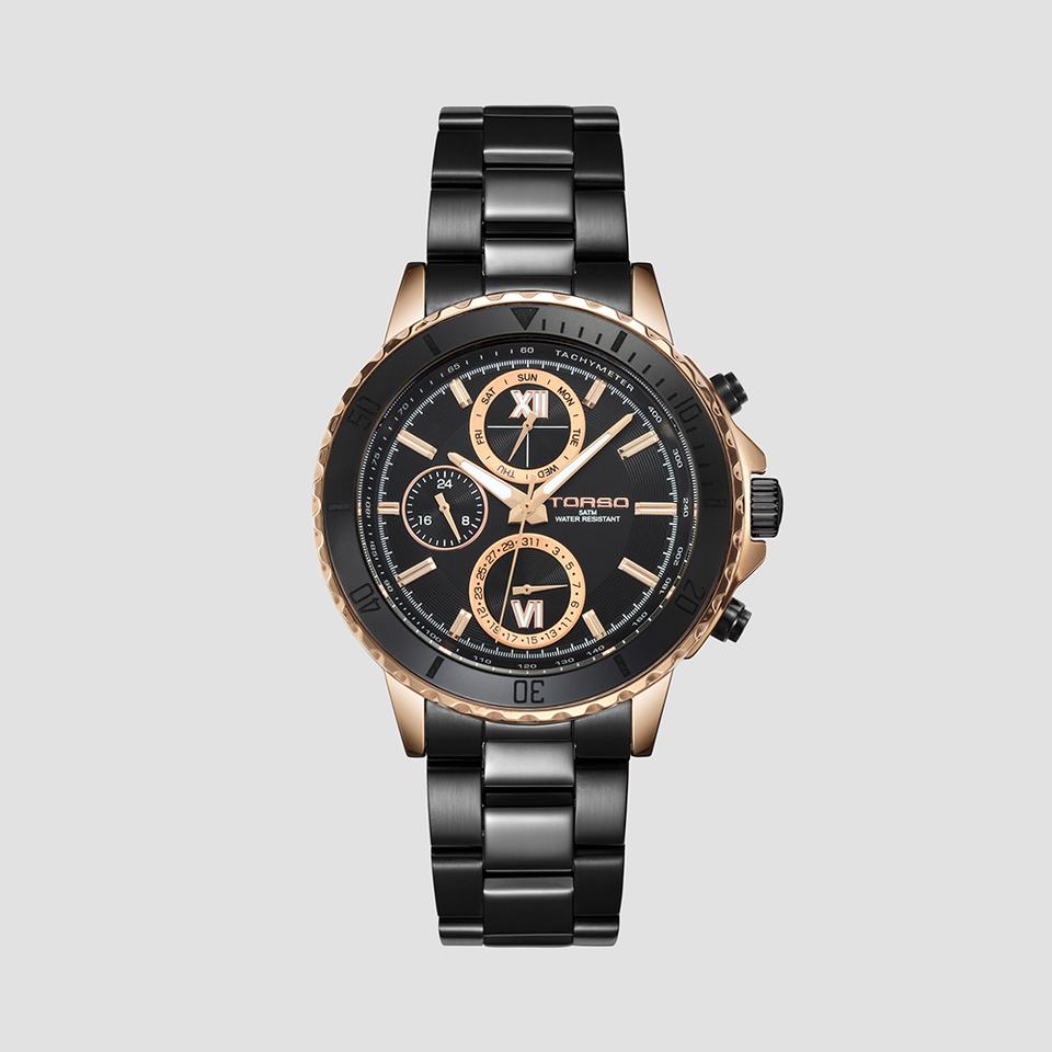 미개봉 브랜드 토르소 아르고스 멀티 워치 남자 메탈 시계