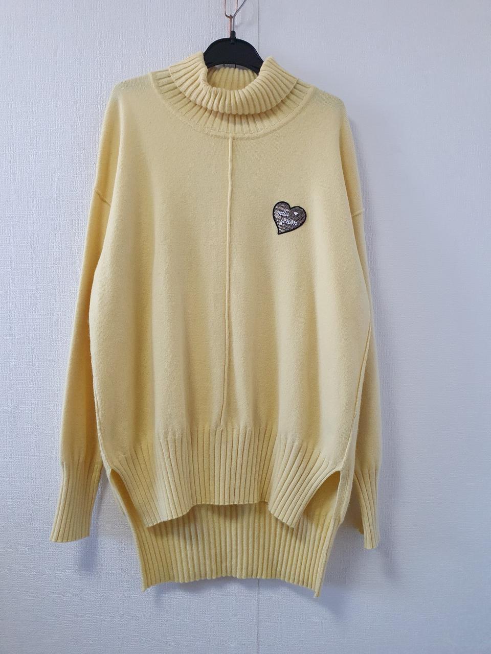 캐시미어 울 롱니트