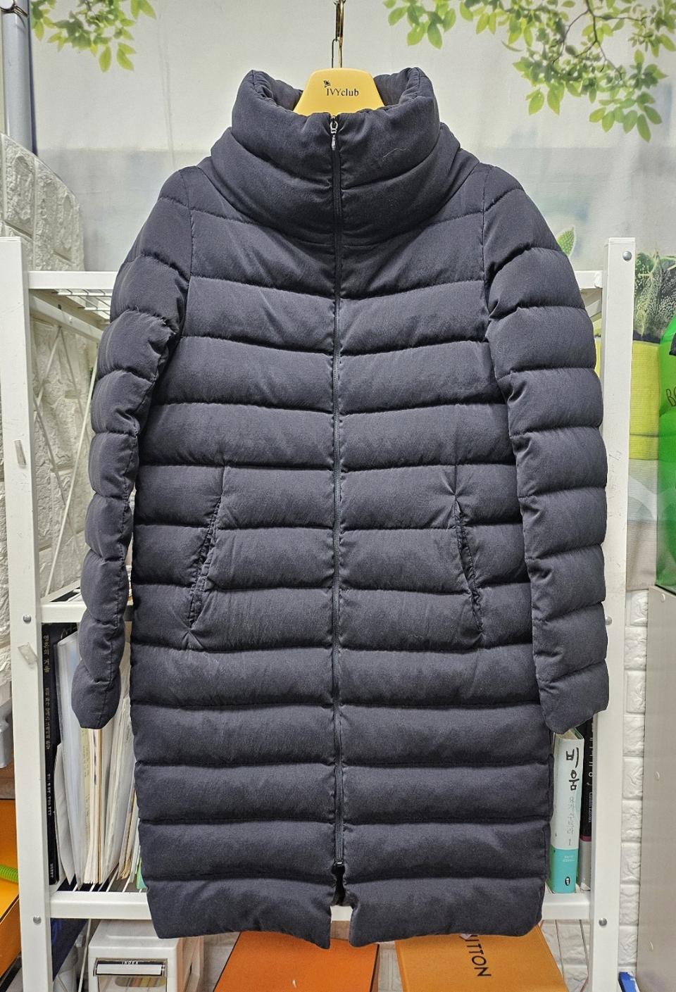 에르노 명품 여성패딩 55~슬림66 실크 여성롱패딩 AC83