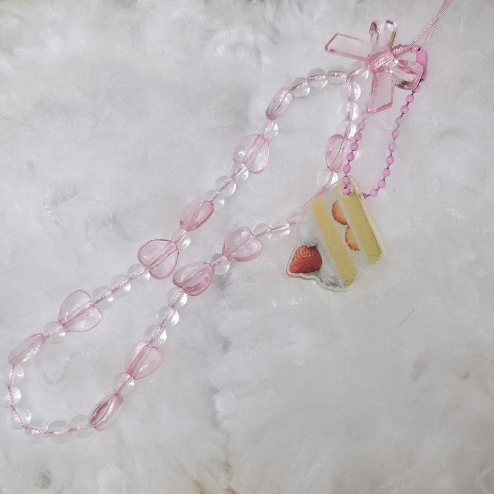 딸기 케이크 비즈키링