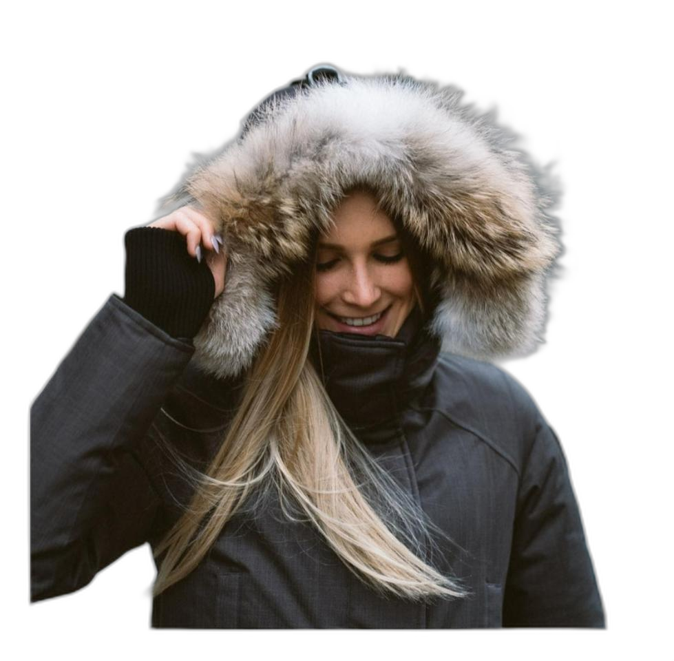 새상품급 노비스 카를라 코요테 퍼 패딩