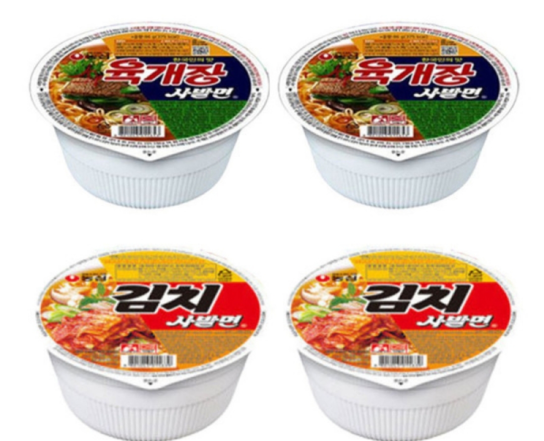 농심 김치사발면 육개장 24개 컵라면