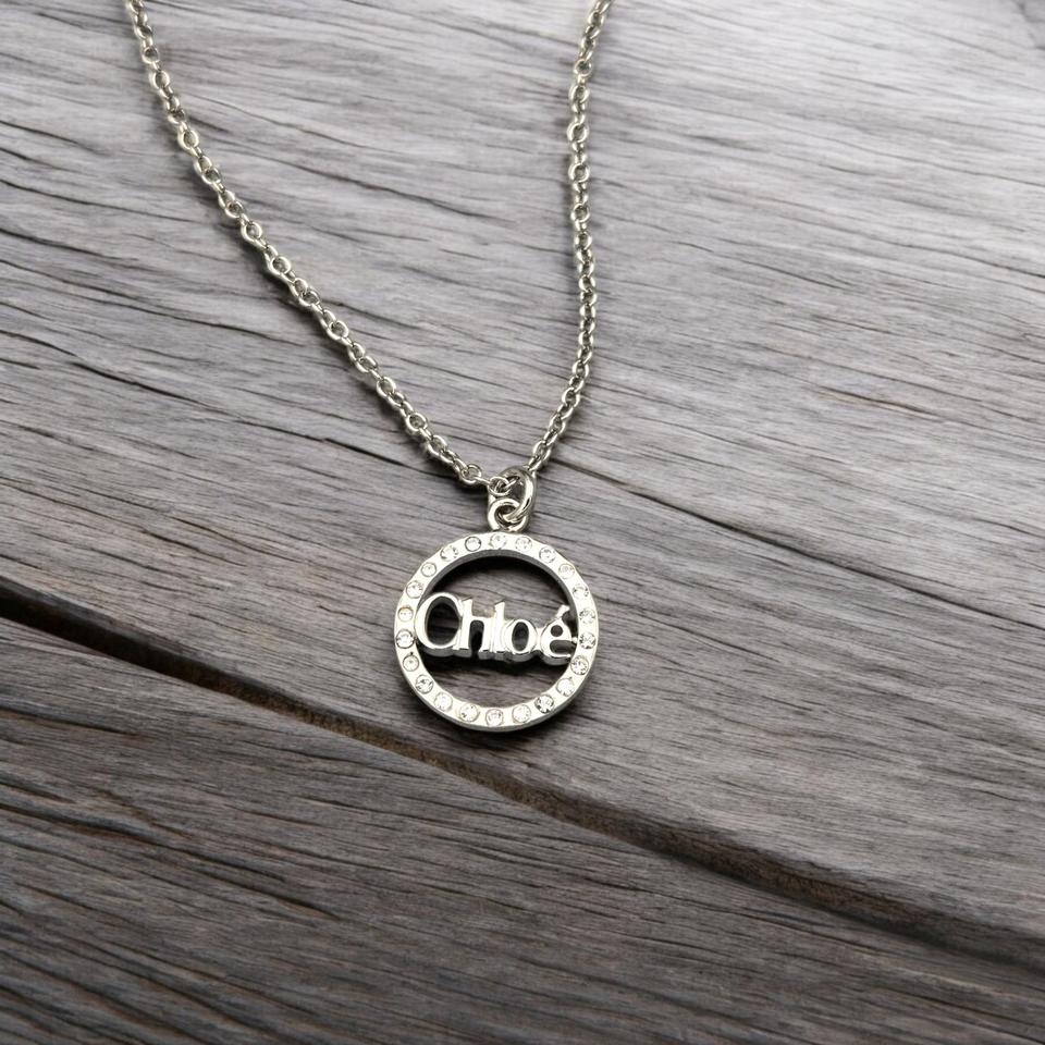 끌로에 파베 써클 목걸이