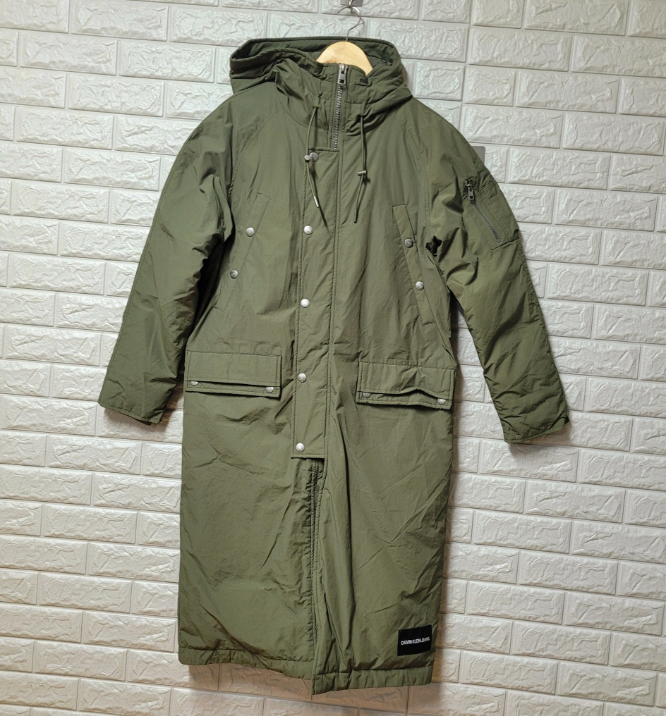 [95] 캘빈클라인진 후드다운 야상자켓