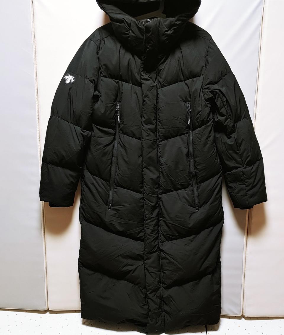 [L] 데상트 구스 롱패딩 점퍼 블랙1241