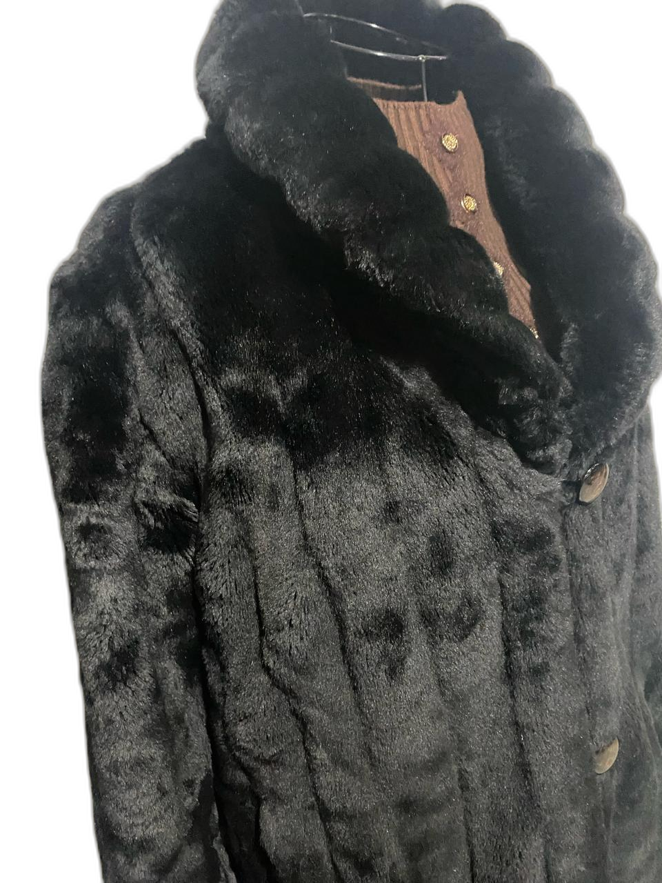 Hardy Amies 페이크퍼 자켓